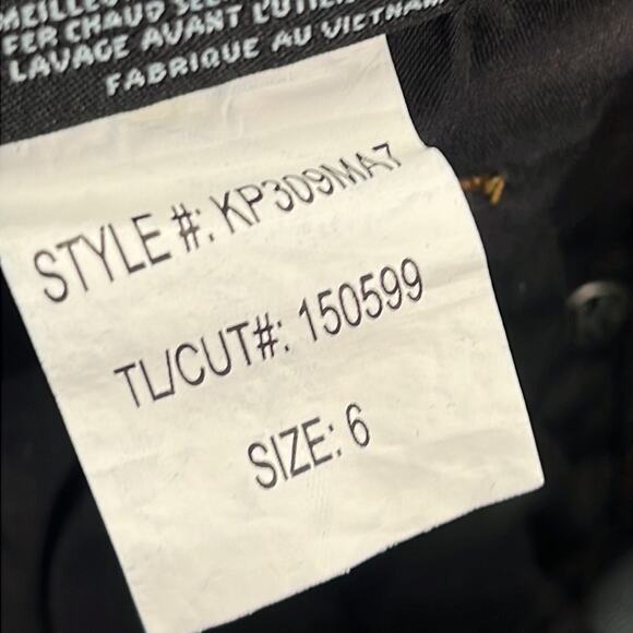 NEW Kut From the Kloth 6, Mia Mid Rise Skinny Darn Blue Denim Jeans Distressed - Picture 7 of 16